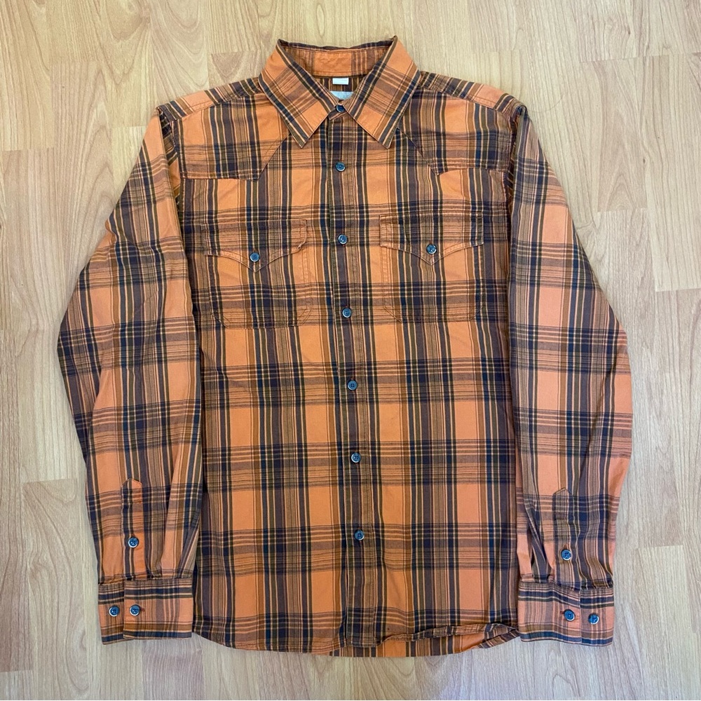 Vintage Gramicci Men’s Plaid Gorpcore Button Up Shirt Size Medium